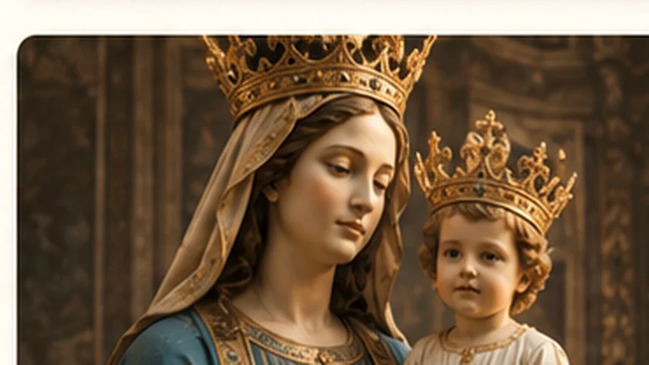 Nossa Senhora Rainha com o Menino Jesus